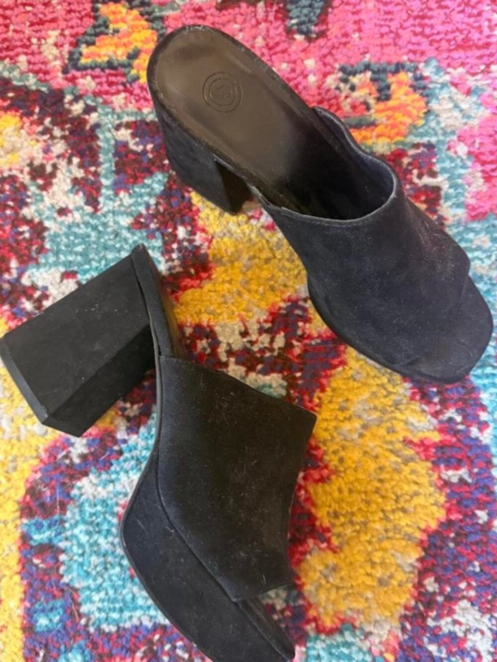 Urban Outfitters Women's Black Mules